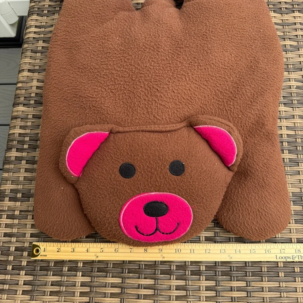 Vintage KKH Corp Bear Animal Shaped Plush Pillow 25